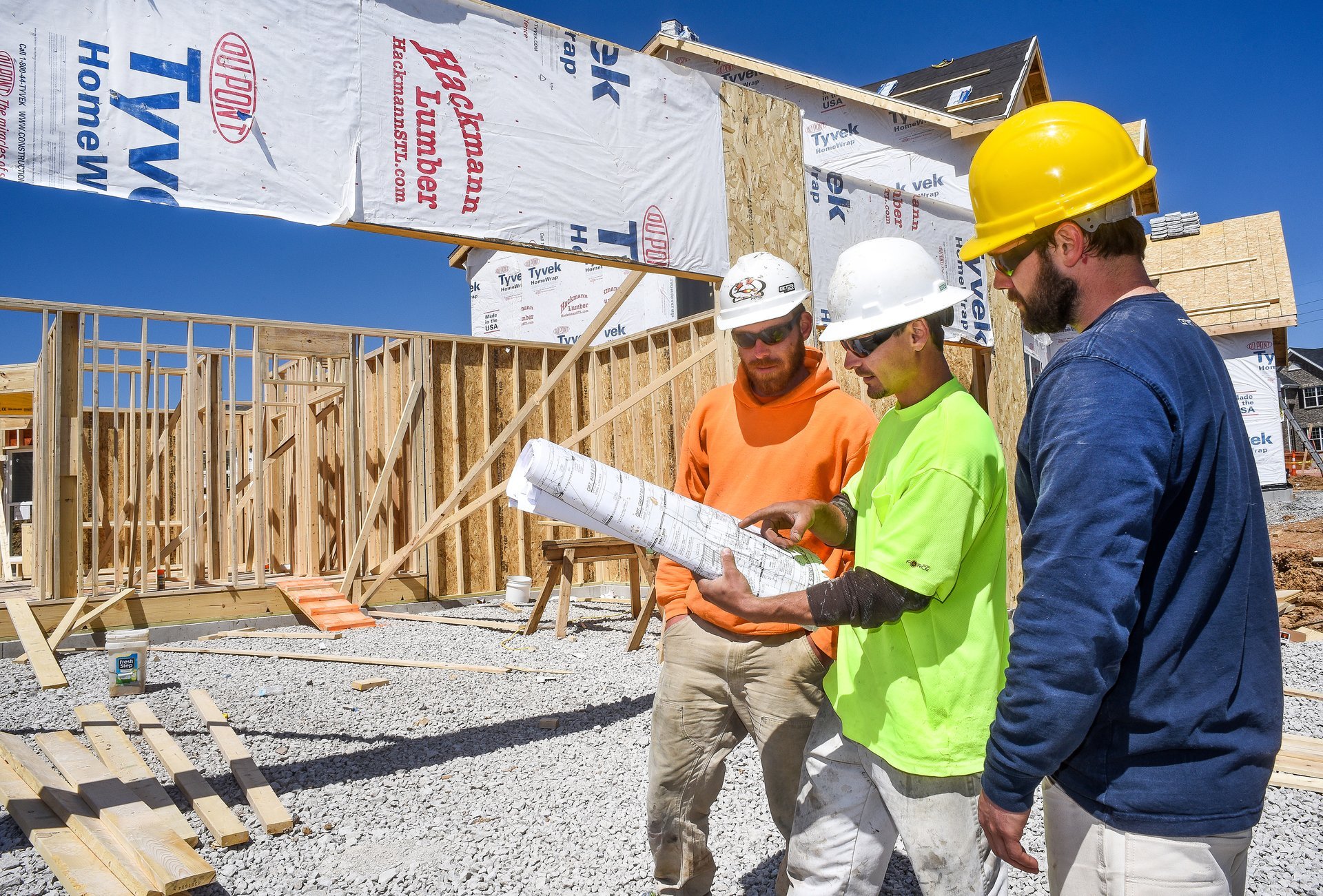 Construction workers in Missouri